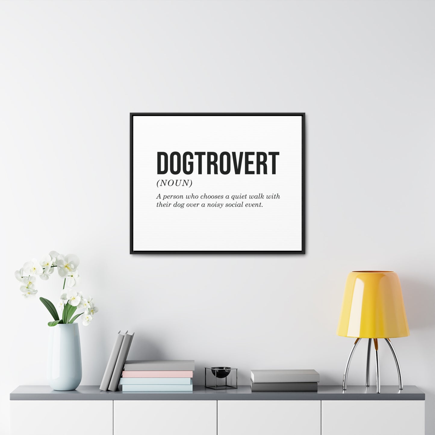 Dogtrovert Canvas Wall Art