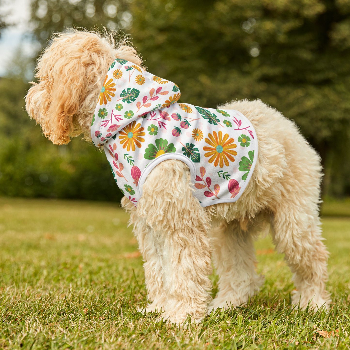 Floral Pet Hoodie