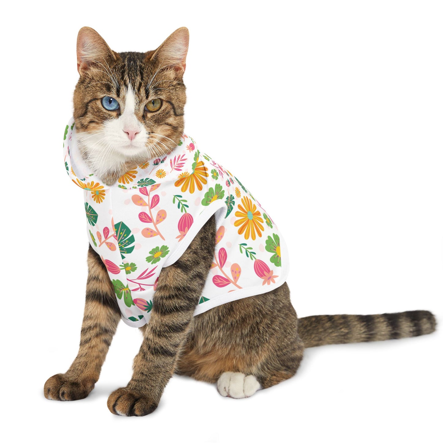 Floral Pet Hoodie