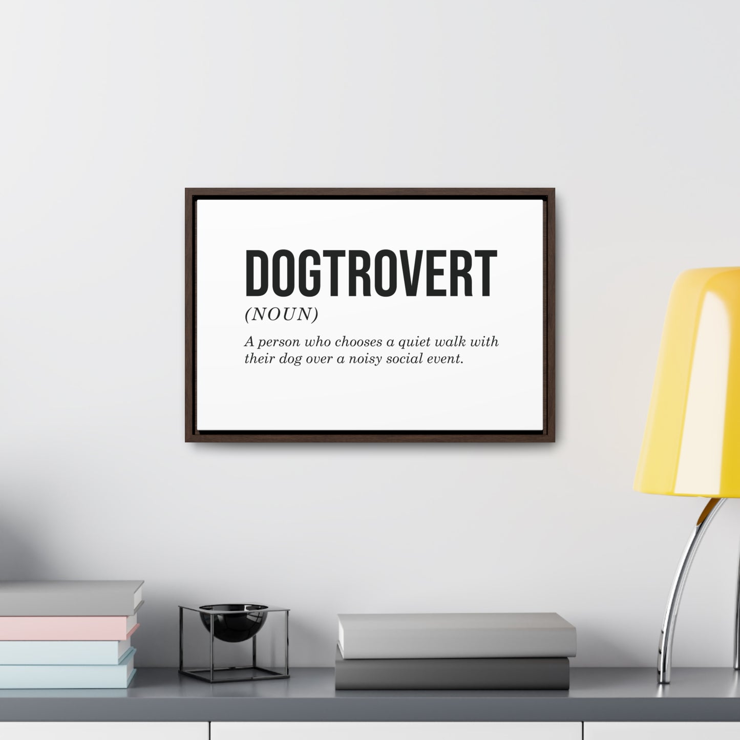 Dogtrovert Canvas Wall Art