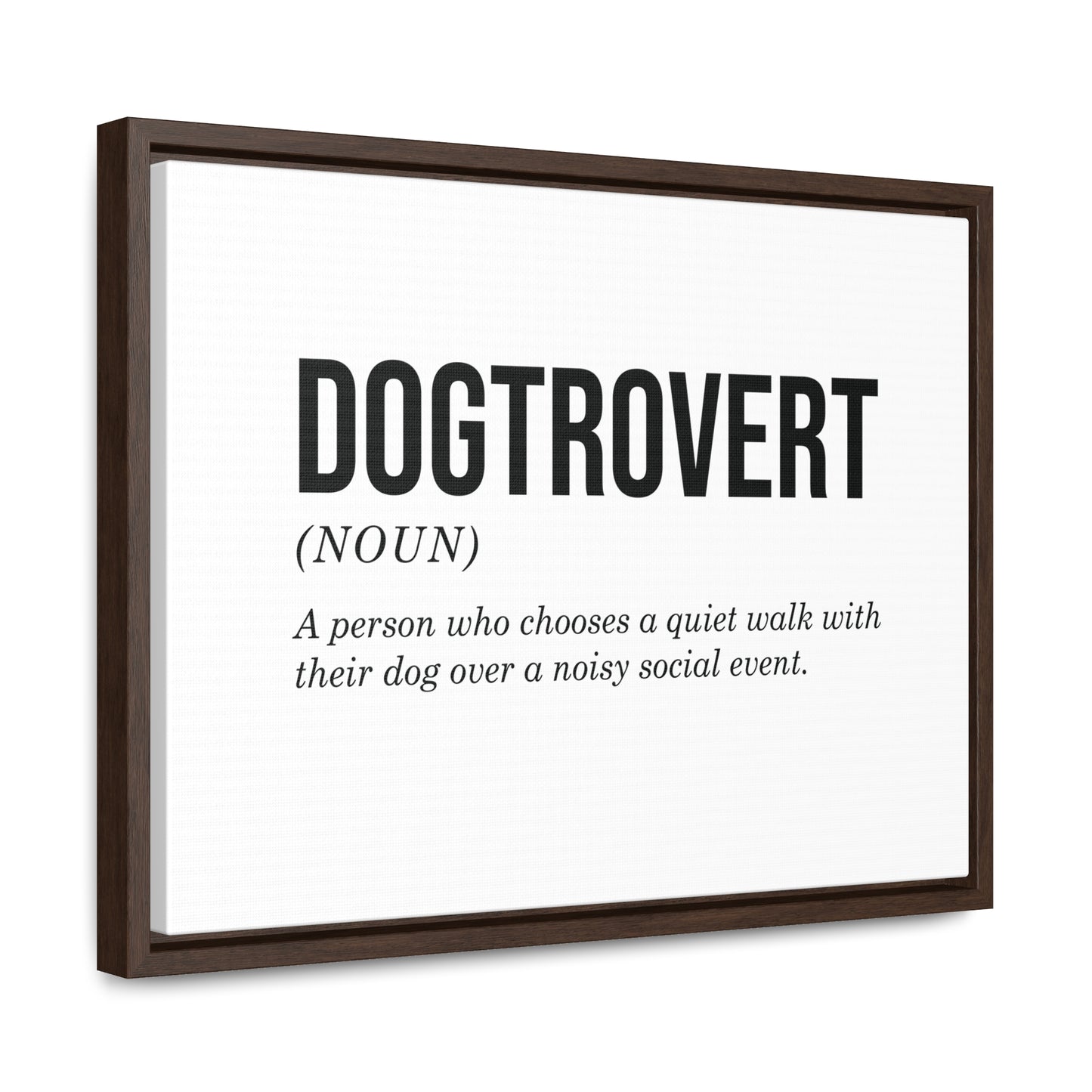 Dogtrovert Canvas Wall Art