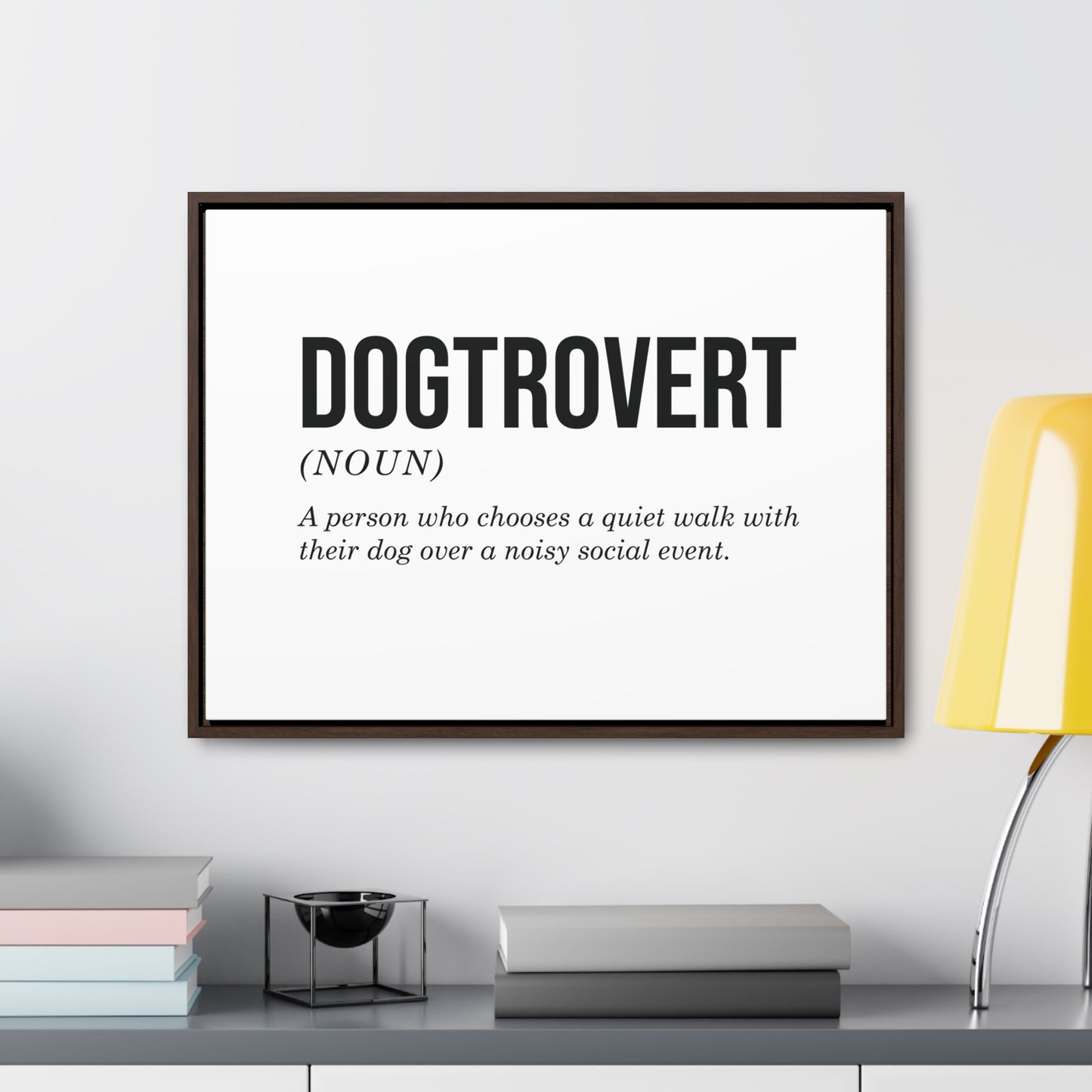 Dogtrovert Canvas Wall Art