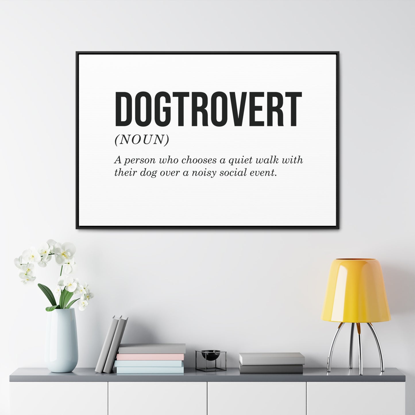 Dogtrovert Canvas Wall Art