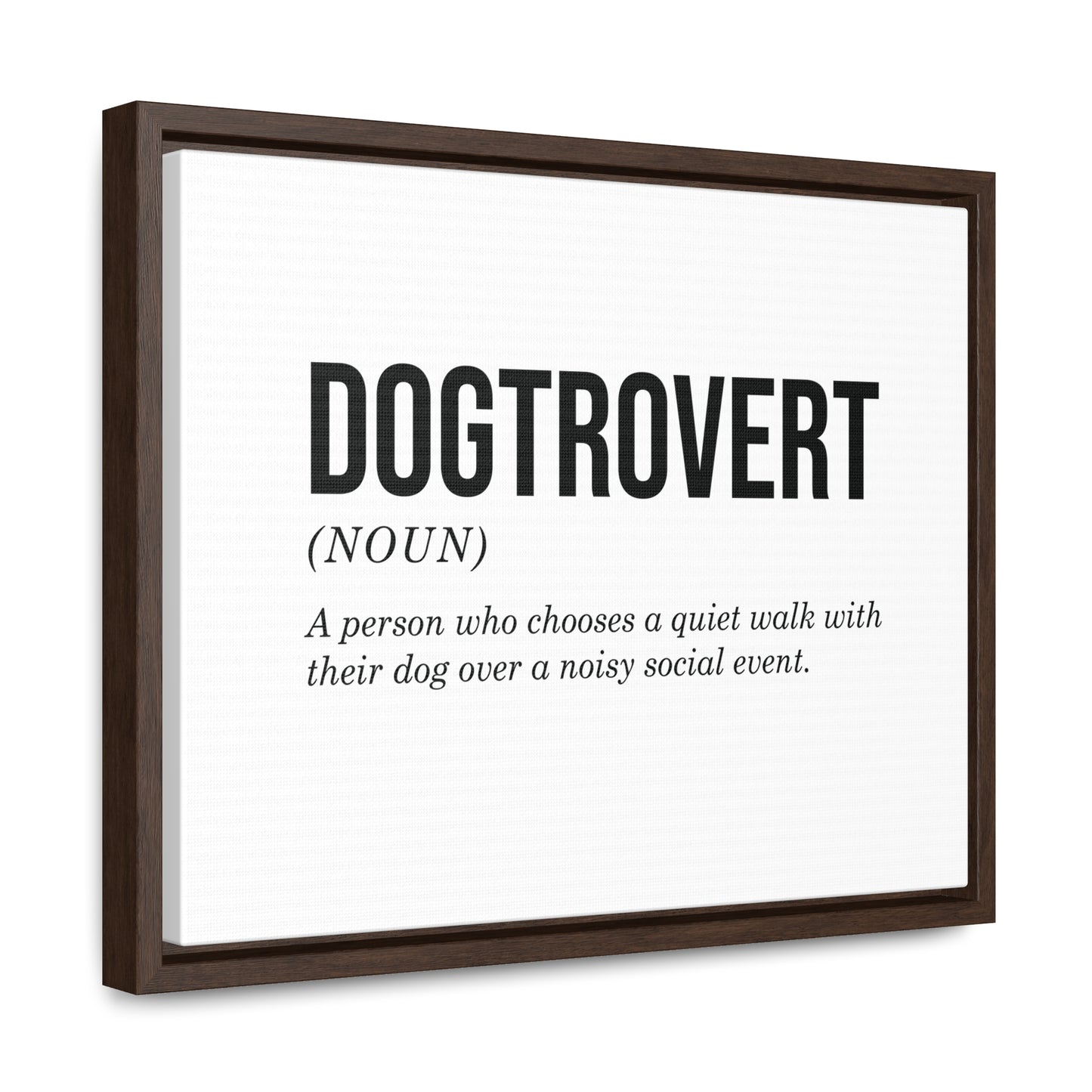 Dogtrovert Canvas Wall Art