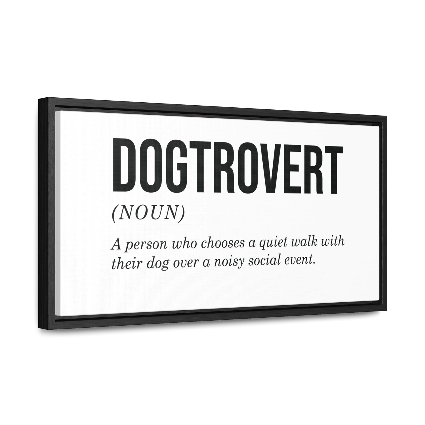 Dogtrovert Canvas Wall Art