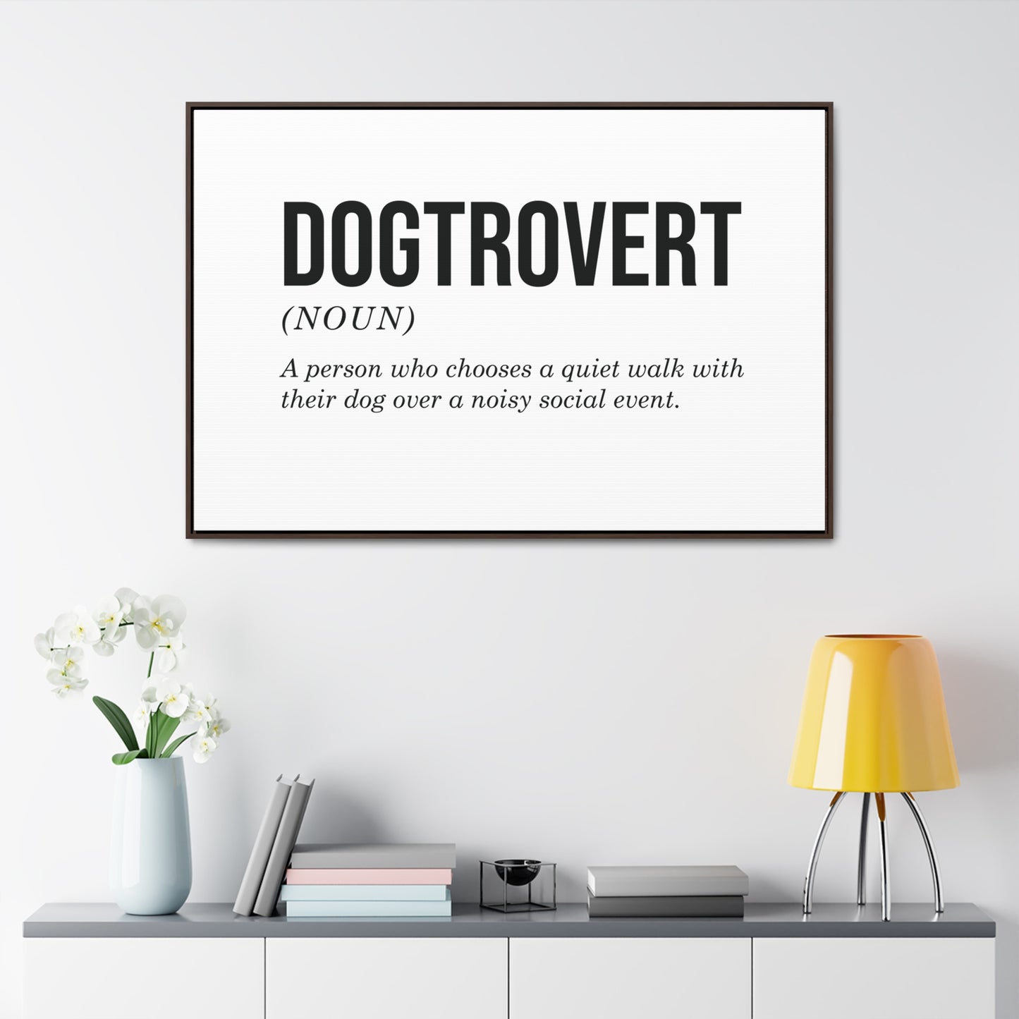 Dogtrovert Canvas Wall Art