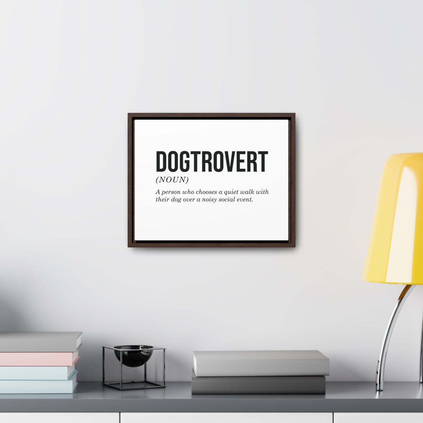 Dogtrovert Canvas Wall Art