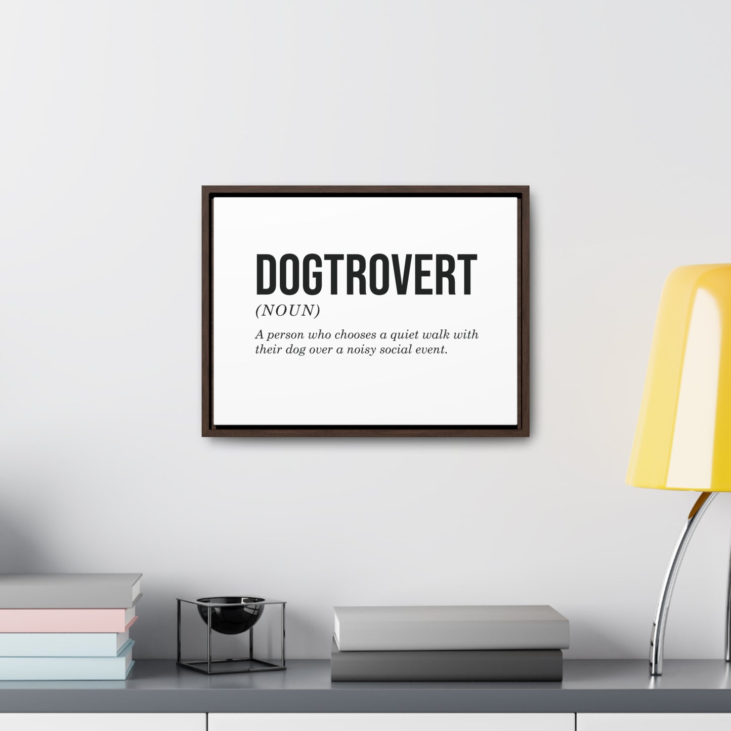 Dogtrovert Canvas Wall Art