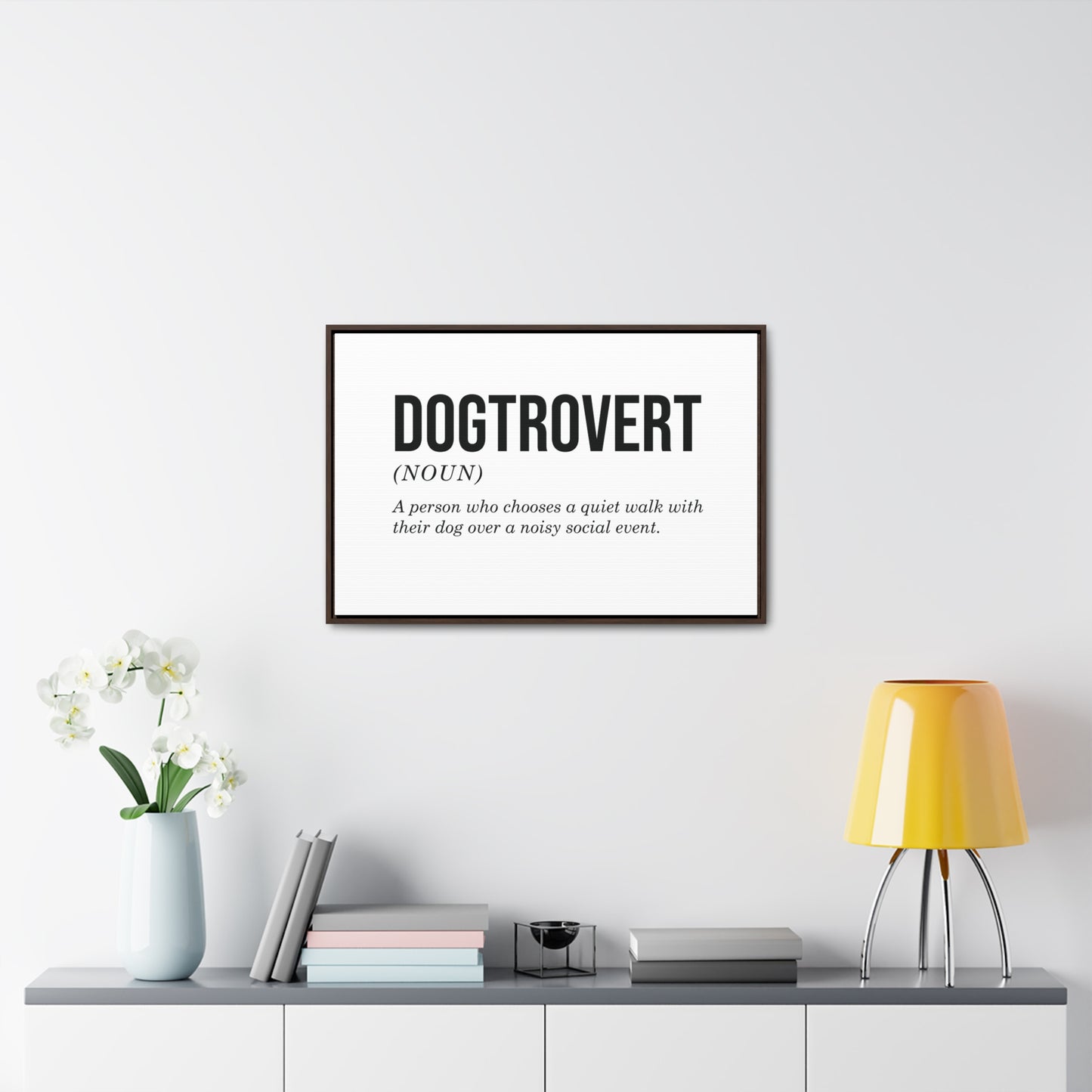 Dogtrovert Canvas Wall Art