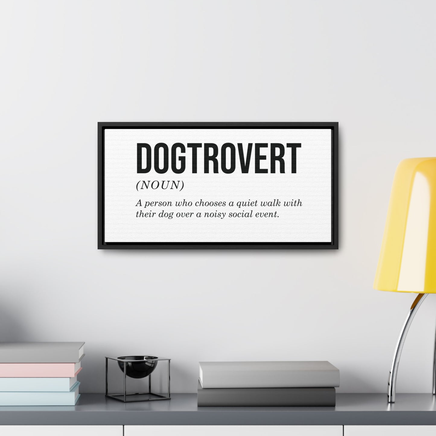 Dogtrovert Canvas Wall Art