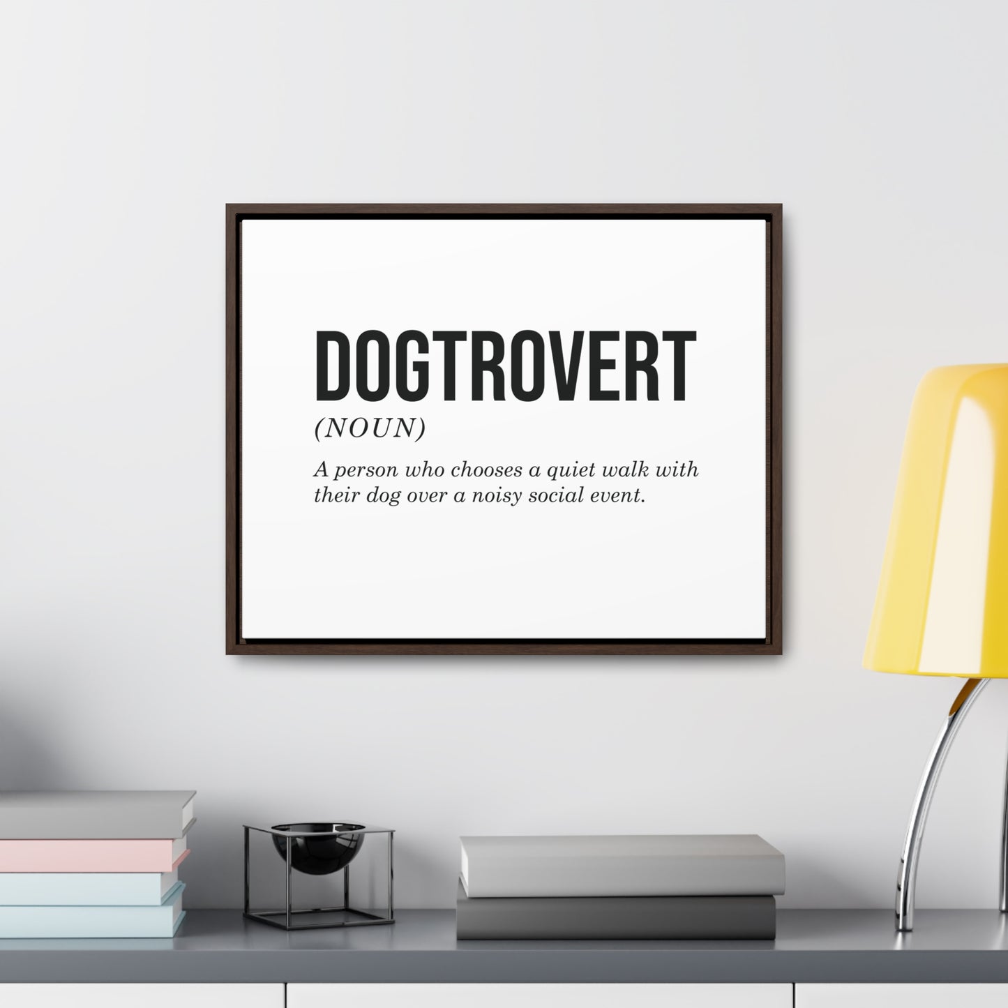 Dogtrovert Canvas Wall Art