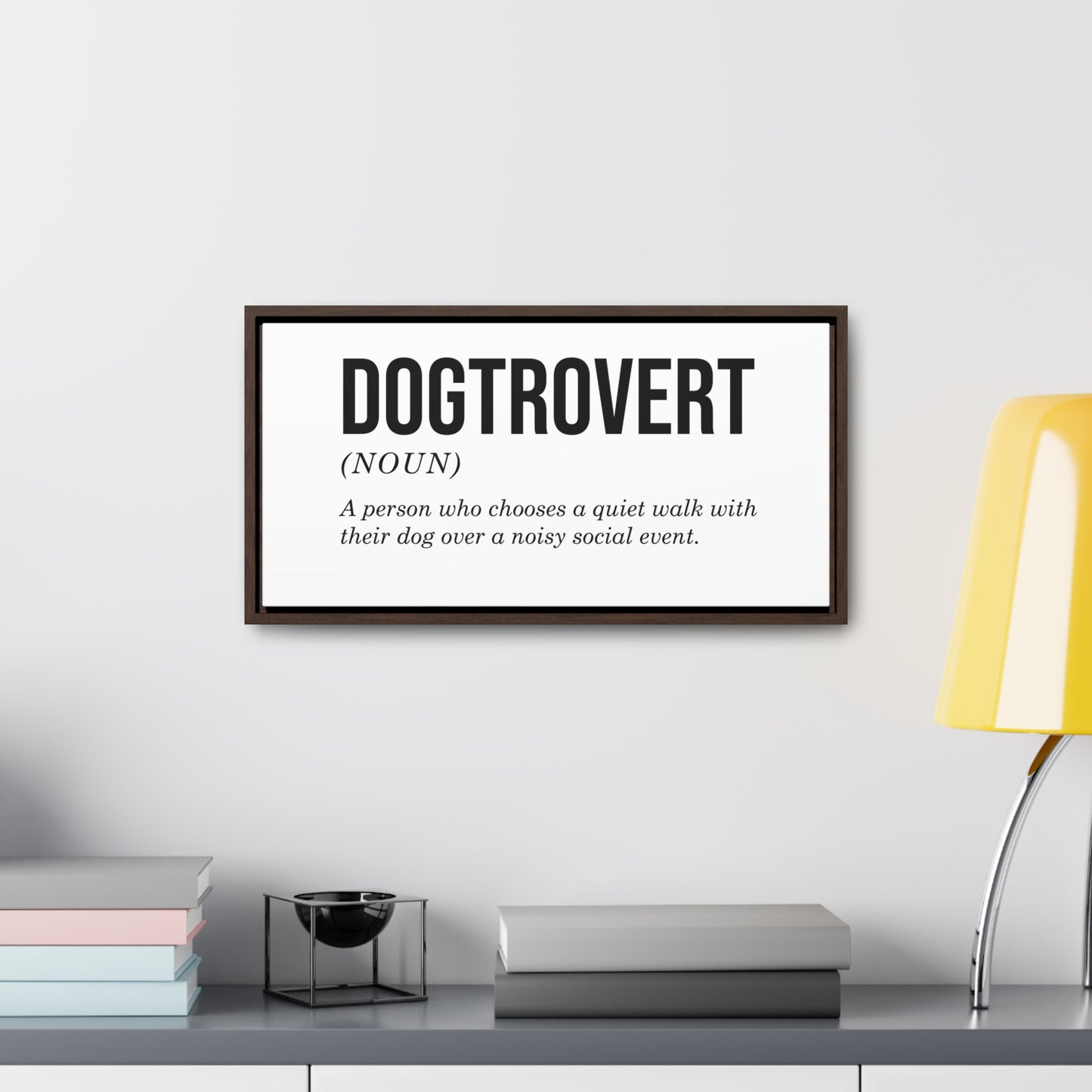 Dogtrovert Canvas Wall Art