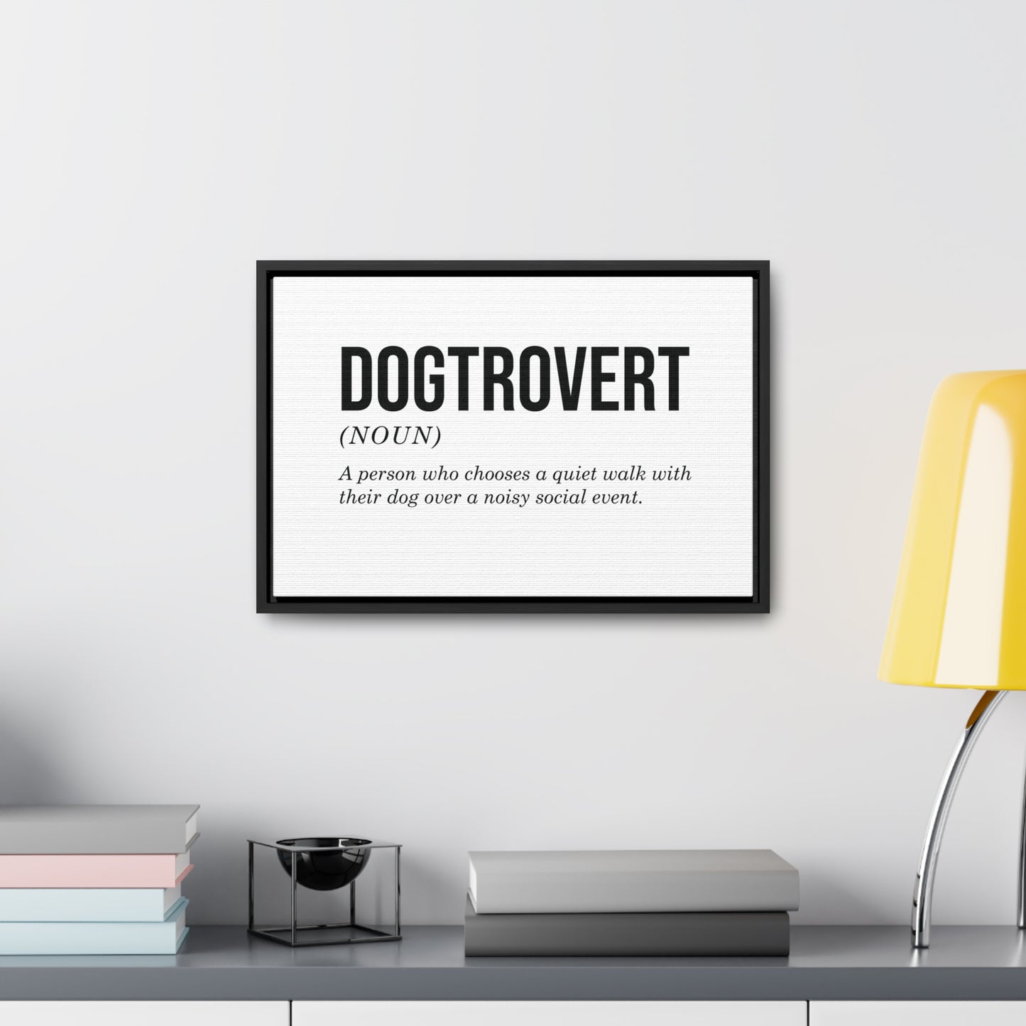 Dogtrovert Canvas Wall Art