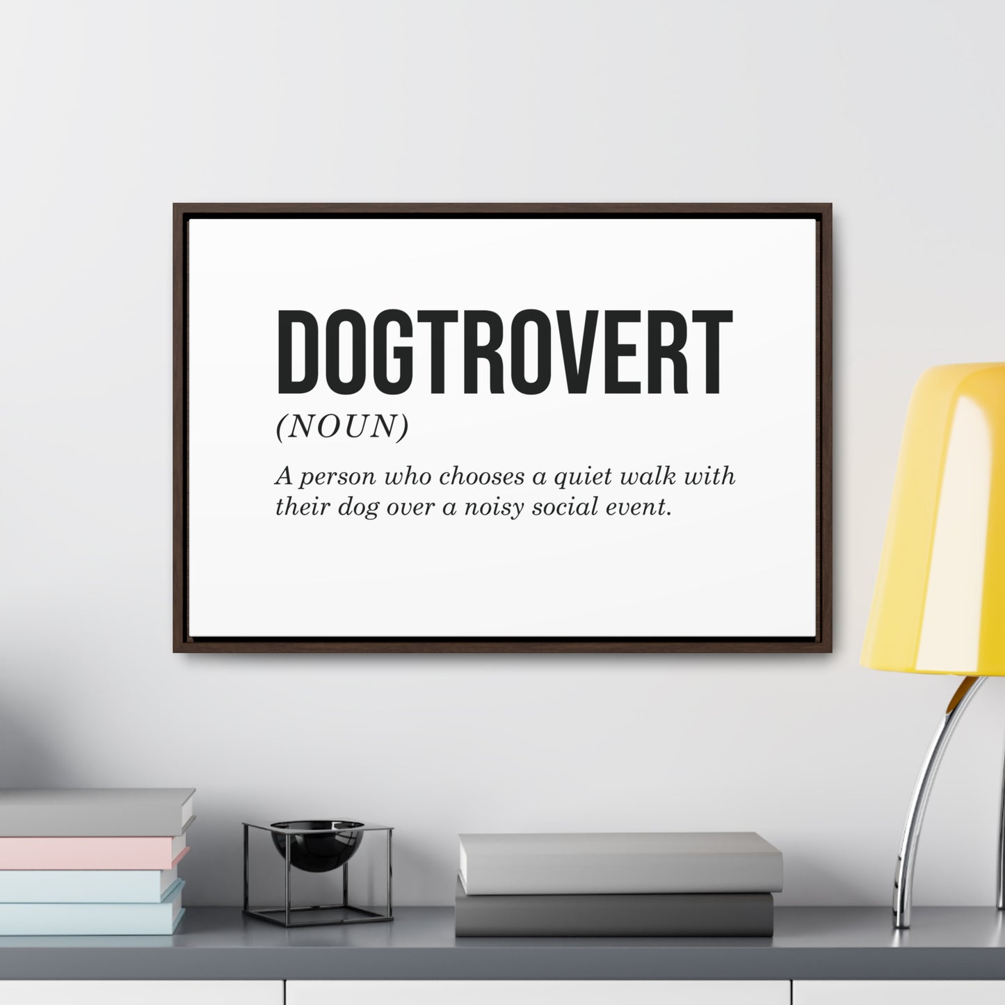 Dogtrovert Canvas Wall Art