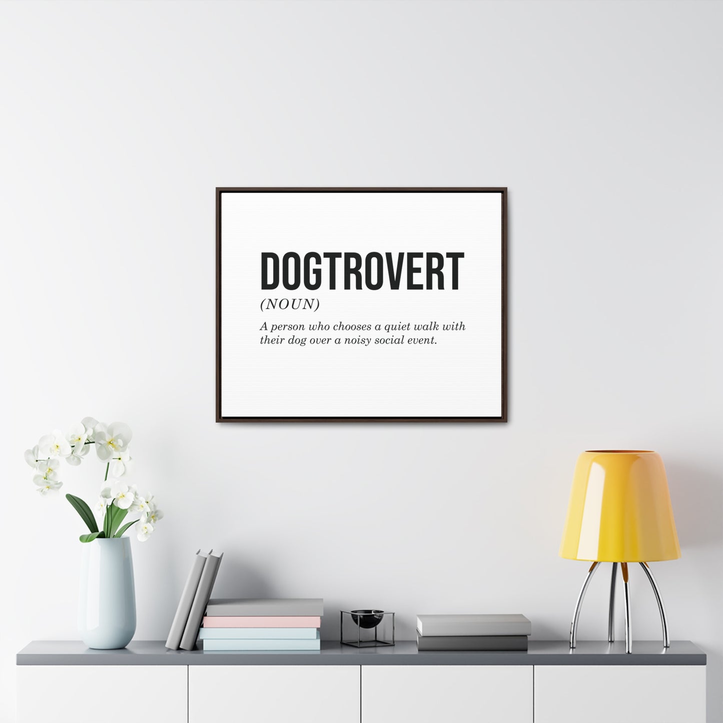 Dogtrovert Canvas Wall Art